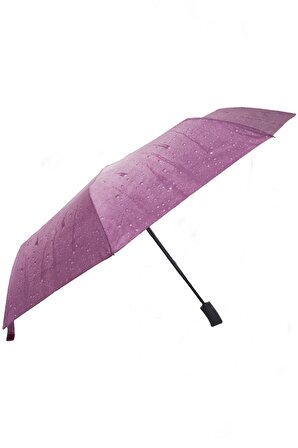 Marlux Pembe Yağmur Damlası Tam Otomatik Kadın Şemsiye M21MAR6177R004