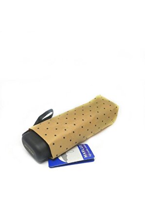 Marlux Krem Puantiyeli Çanta Boy Kadın Şemsiye M21MAR210PR04