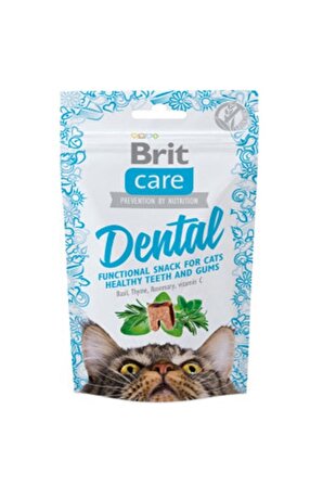 Brit Care Dental Hindili Kedi Bisküvisi 50 Gr