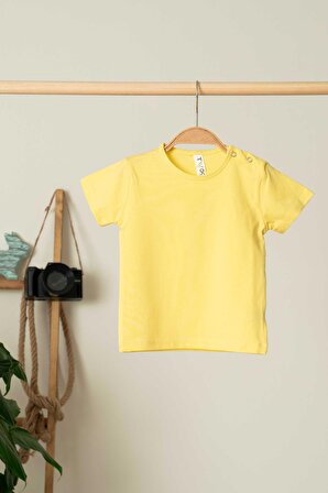 Twoo Kids Yakası Çıtçıtlı Unisex Çocuk Tişört
