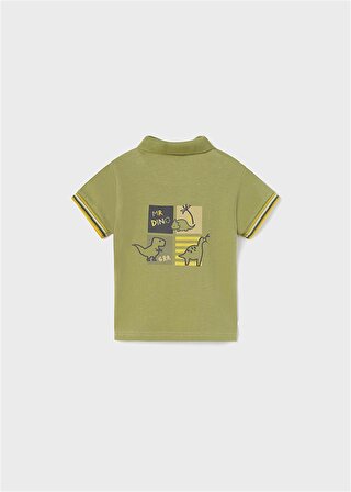 Mayoral Erkek Bebek Dinozor Detaylı Polo Yaka Tshirt