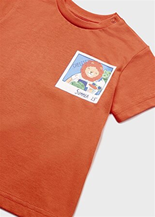 Mayoral Erkek Bebek Gezgin Detaylı Kısa Kollu Tshirt