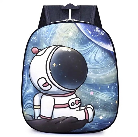 Astronot Kabartmalı Sırt Çantası 30 cm 