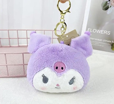 Kawai Sanrio Kuromi Bozuk Para Cüzdanı Anahtarlık