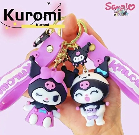 Sanriıo Kawai Kuromi Anahtralık 1 Adet