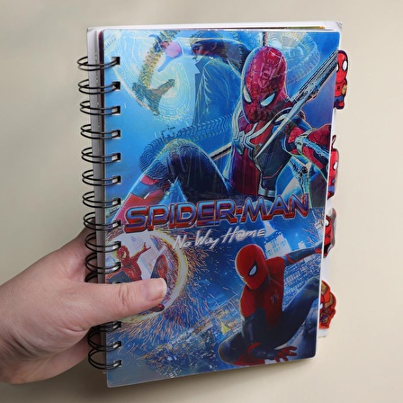 SPİDER-MAN  Örümcek Adam  3 Boyutlu  Defter Ayraçlı