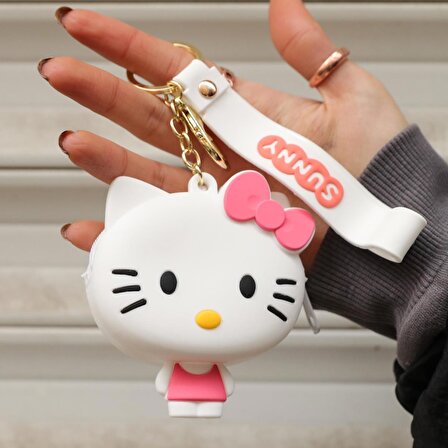 Hello Kitty Bozuk Para Cüzdanı Anahtarlık  Silikon