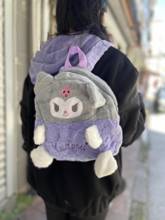 Kawaii Sanrio Kuromi Sırt Çantası