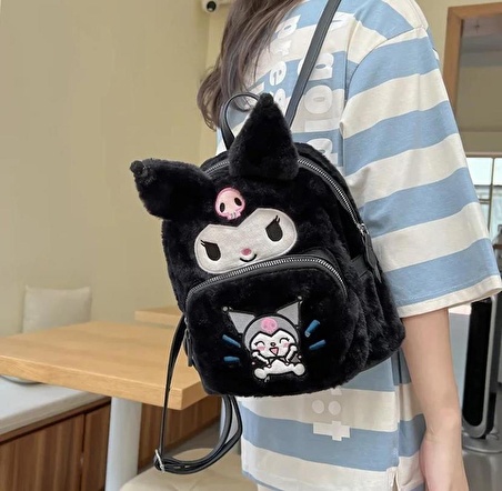 Sanrio Kuromi Peluş Sırt Çantası 