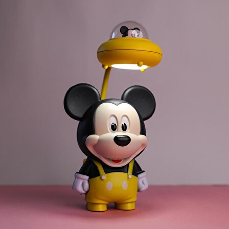 Mickey Mouse Masa Lambası Şarjlı
