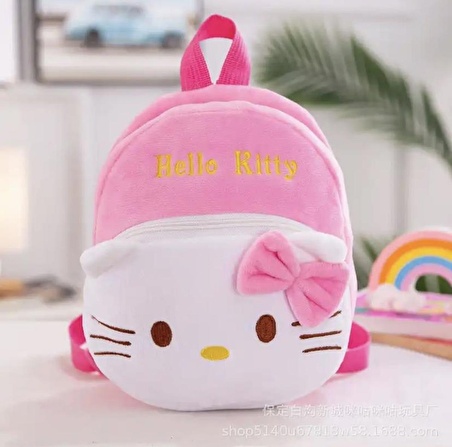 Hello Kitty  Peluş Sırt Çantası 22 Cm