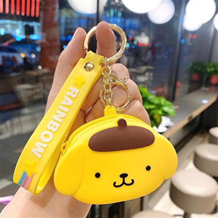 Hello Kitty Pompompurin Purin Cüzdan Anahtarlık Çanta Aksesuarı 
