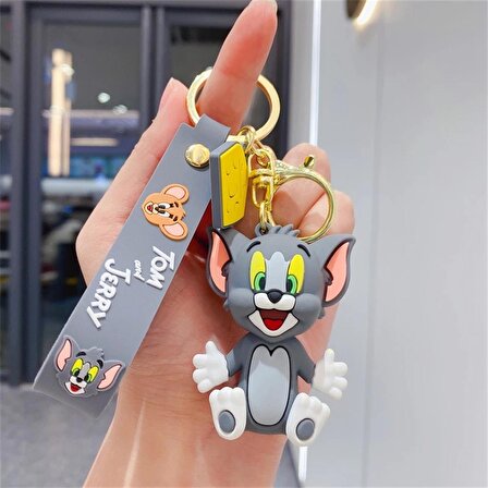  Tom Ve Jerry - Tom Anahtarlık Ve Çanta Aksesuarı