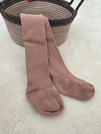 DEMES Fitilli Külotlu Çorap Bej Renk