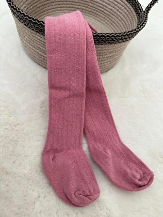 DEMES Fitilli Külotlu Çorap Gül Kurusu Renk