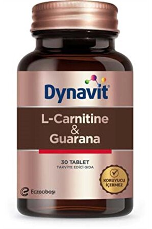 Dynavit L-carnitine + Guarana 30 Tablet
