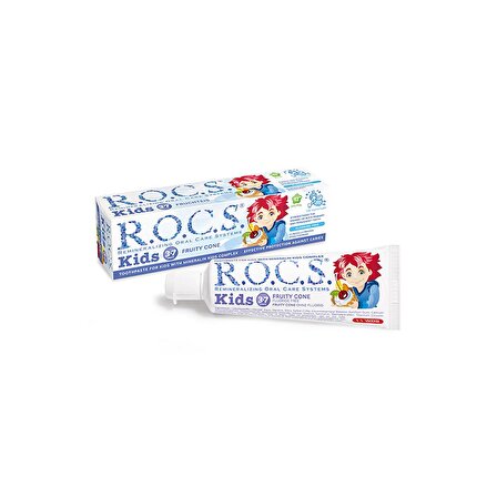 Rocs Kids 3-7 Yaş Meyve Külahı Diş Macunu