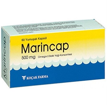 Marincap 500 mg 60 Yumuşak Kapsül