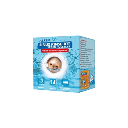 Abfen Sinus Rinse Kit 50 Yedek Poşet