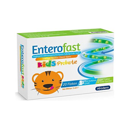 EnteroFast Kids Probiyotik 20 Flakon
