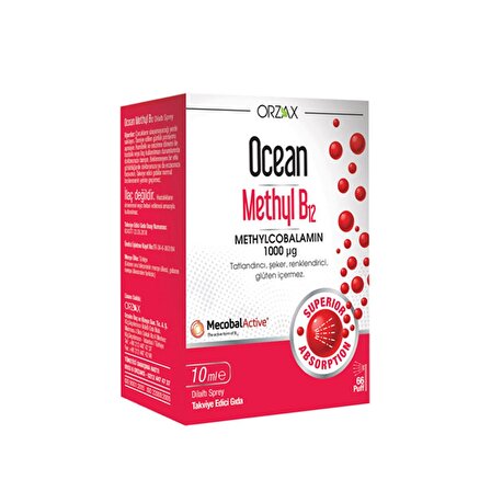 Ocean Methyl B12 1000 Mcg Sprey 10 ml