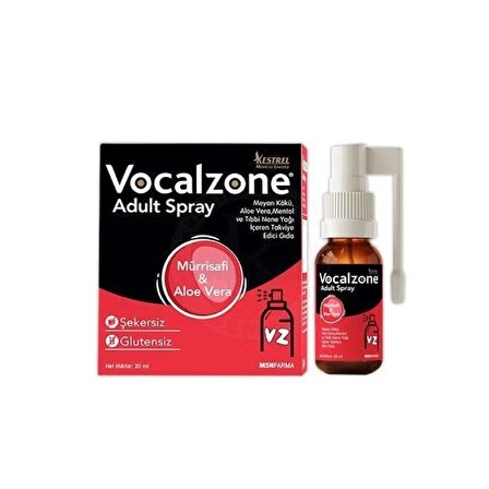Vocalzone Yetişkin Boğaz Spreyi 20 ml