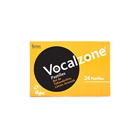 Vocalzone Ballı Limonlu Pastil 24 Adet