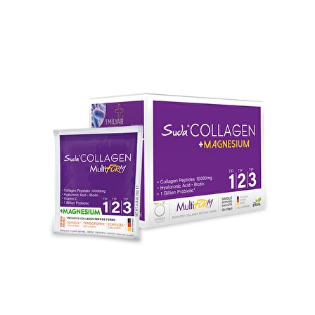 Suda Collagen Multiform Magnezyum 15 gr 30 Saşe