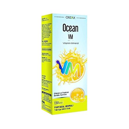 Ocean Vitamin Mineral Şurup 150 ml