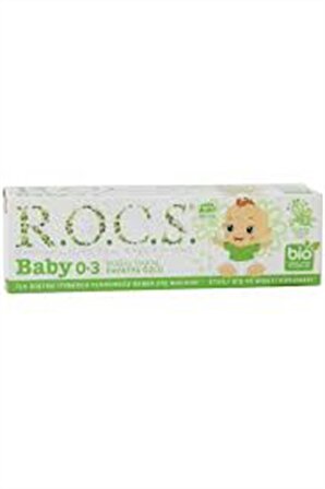 Rocs Baby 0-3 Yaş Papatya Özlü Diş Macunu