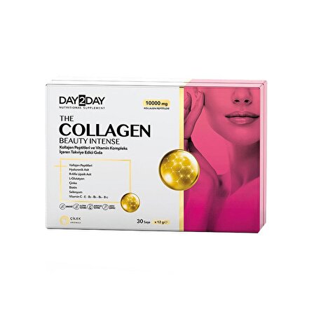 Day2Day The Collagen Beauty Intense Çilek 1000 mg 30 Saşe