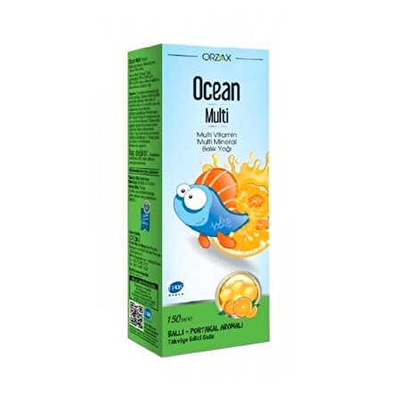 Ocean Multi Ballı Portakallı 150 ml Şurup