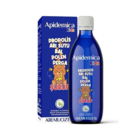 Apidemica Kids Propolis Arı Sütü Bal Polen Perga Şurup 150 ml