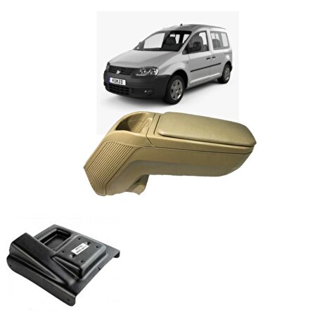 Volkswagen Caddy lüks sürgülü kolçak koldayama 2005-2010 Bej