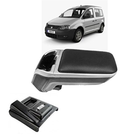 Volkswagen Caddy lüks sürgülü kolçak koldayama 2005-2010 Siyah Gri