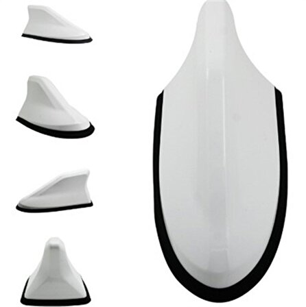 Fiat Tofaş Uyumlu Balık Sırtı Shark Anten Beyaz
