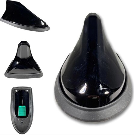Hyundai Accent Era Uyumlu Balık Sırtı Shark Anten Siyah