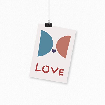 Aşk Temalı A4 Duvar Posteri