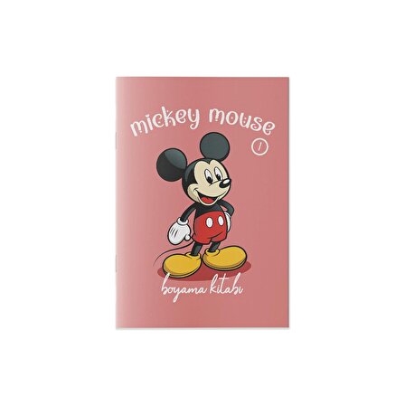 Çocuklar İçin Konsept Boyama Kitabı Mickey Mouse 1