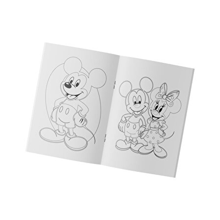 Çocuklar İçin Konsept Boyama Kitabı Mickey Mouse 1