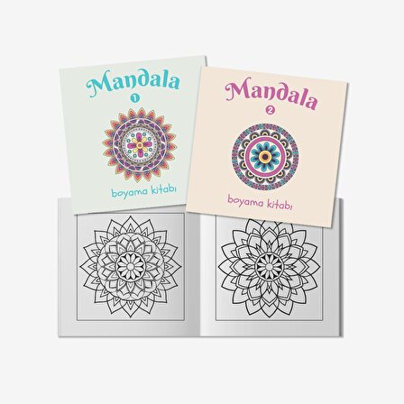 Mandala Serisi Boyama Kitabı Set
