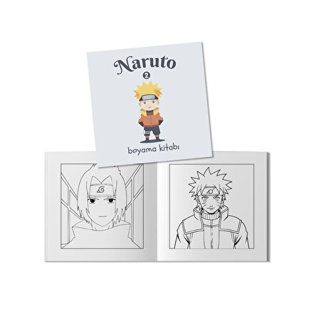 Naruto Anime Serisi Boyama Kitabı 2