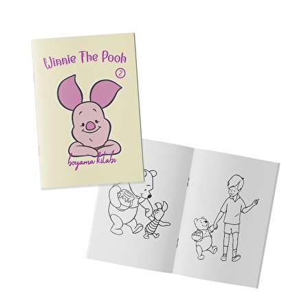 Çocuklar İçin Winnie the Pooh Boyama Kitabı 2