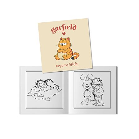 Garfield Anime Serisi Boyama Kitabı 1