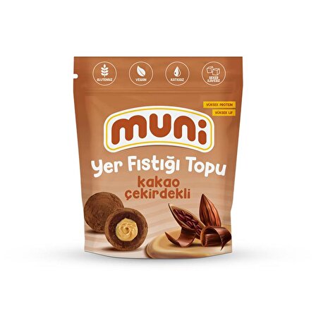 Kakao Çekirdekli Yer Fıstığı Topu, 80 g x 6 adet