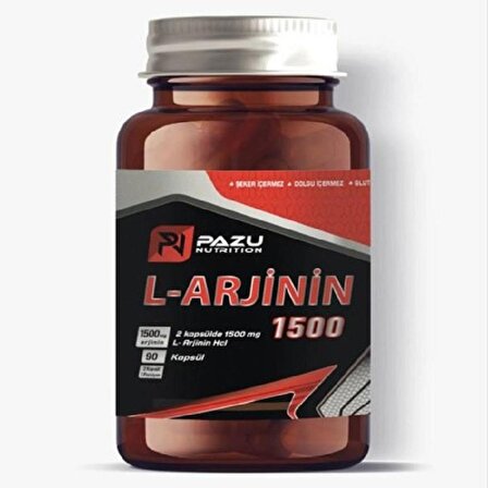 Pazu Nutrition L-Arjinin 1500 mg 90 Kapsül