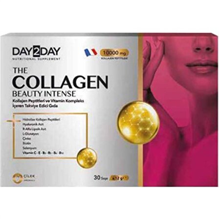 Day2Day The Collagen Beauty Intense Çilek Aromalı 30 Saşe