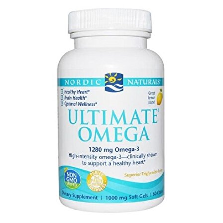 Nordic Naturals Ultimate Omega-3 1000 mg 60 Softgel
