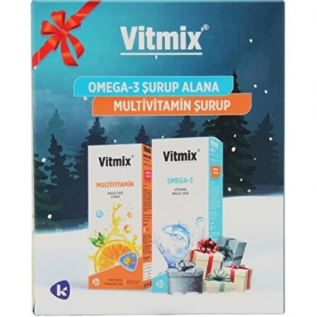 Vitmix Omega 3 Şurup 100 ml + Multivitamin Şurup 100 ml