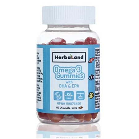 Herbaland Omega 3 60 Çiğneme Tableti